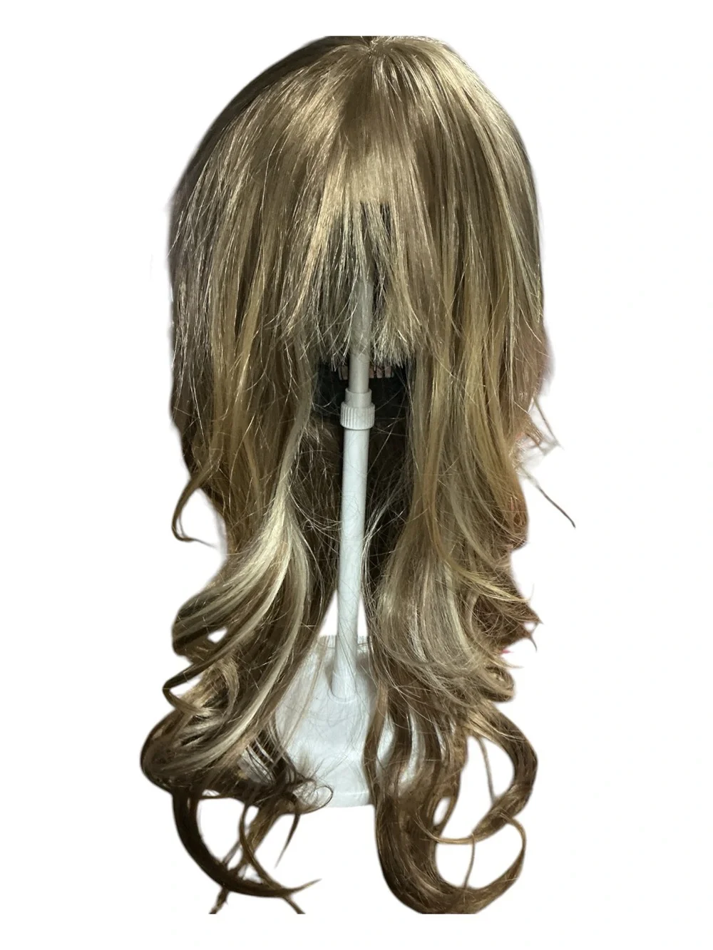 CSC Kristina. Blonde Long Wavy Wig with Bangs - Women Hair